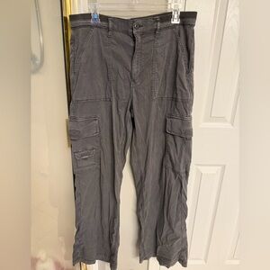 American Eagle Outfitters Charcoal Cargo Pants